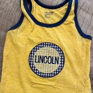 Monogram Lincoln tank top 18-24 months